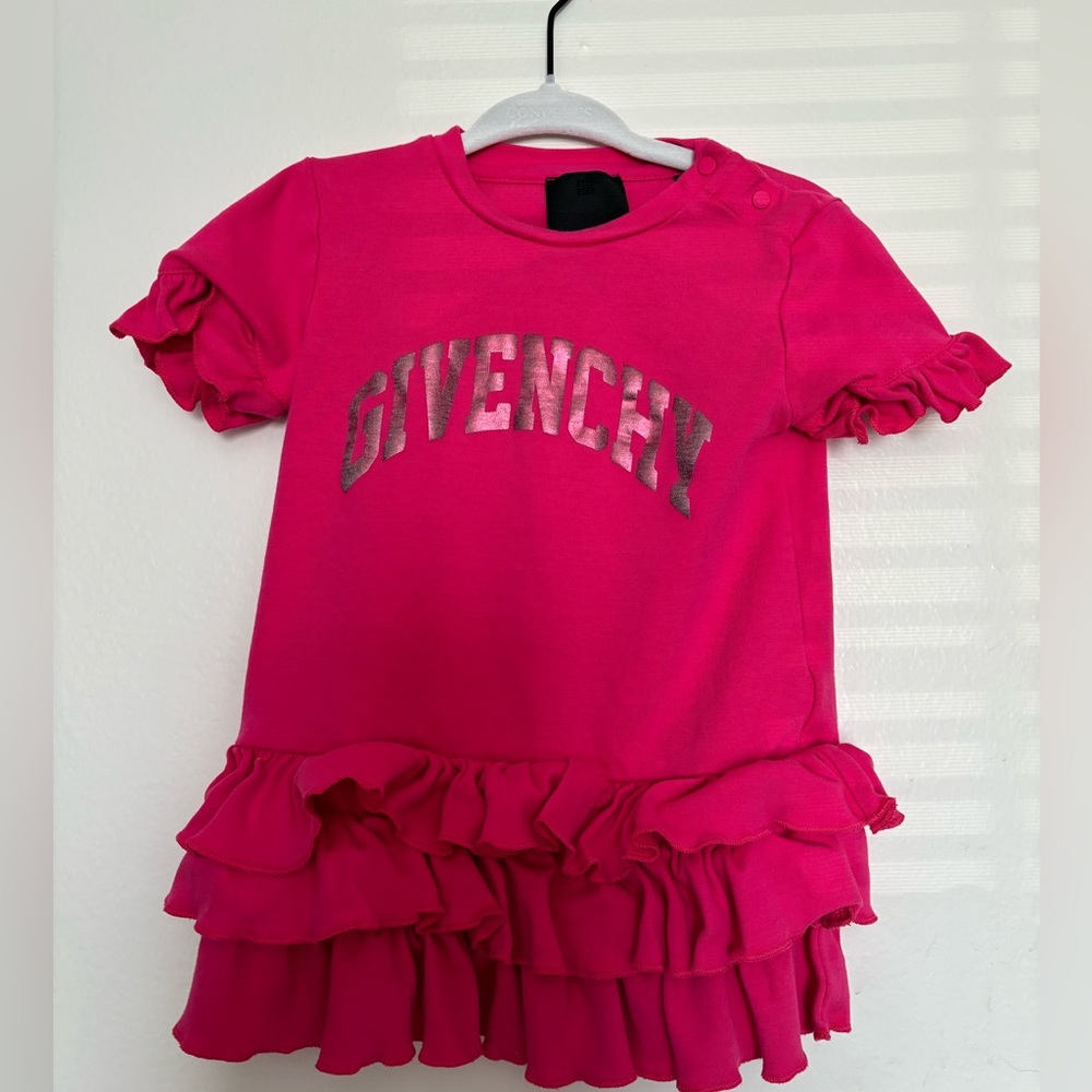 Girls Givenchy ruffle shirt